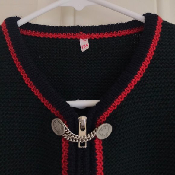 Vintage Handmade Wool Holiday Sweater - Picture 2 of 4